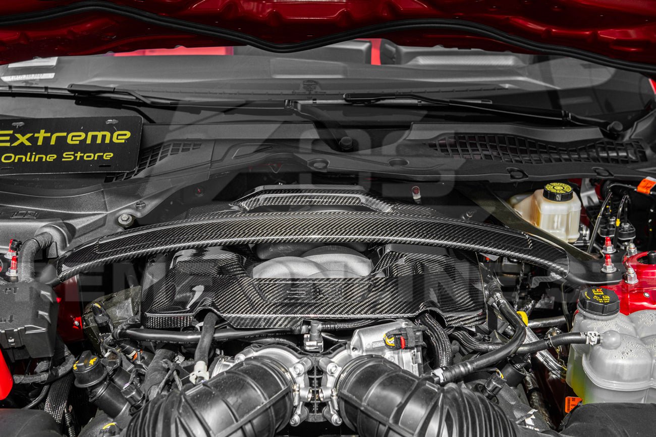 Ford Mustang S650 Dry Carbon Fiber Engine Strut Bar Brace 2024-Up