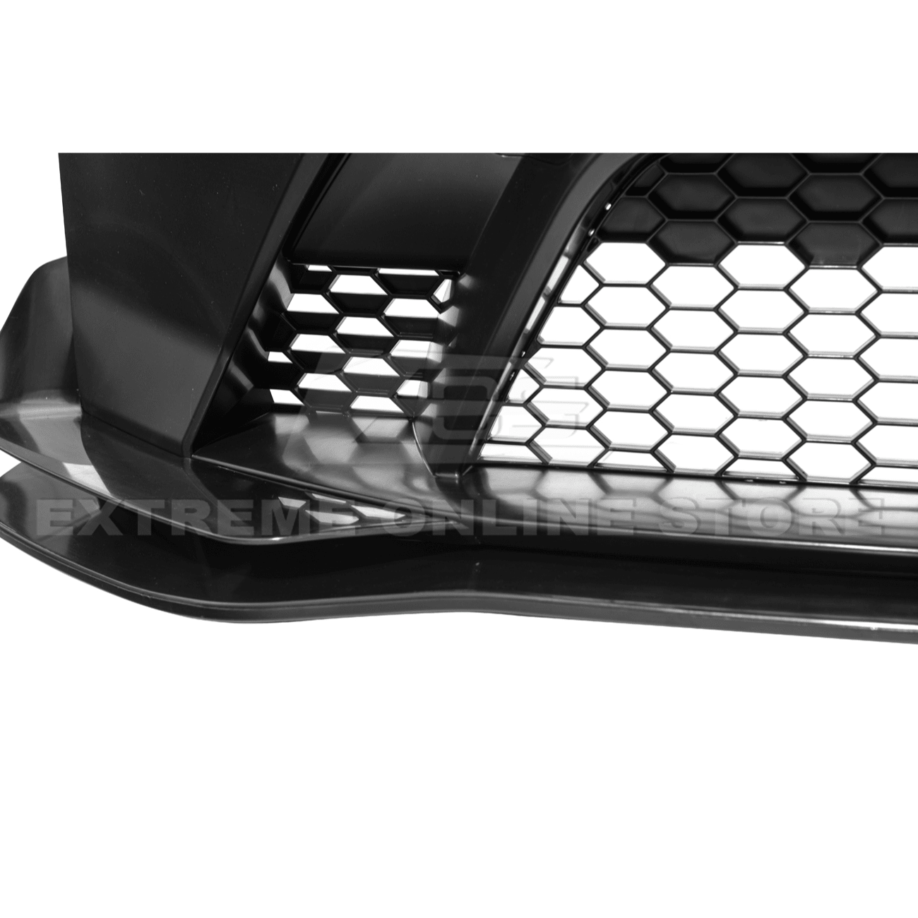 Mustang S650 GTD Style Primed Front Bumper Conversion Kit Grille Lip 2024-Up