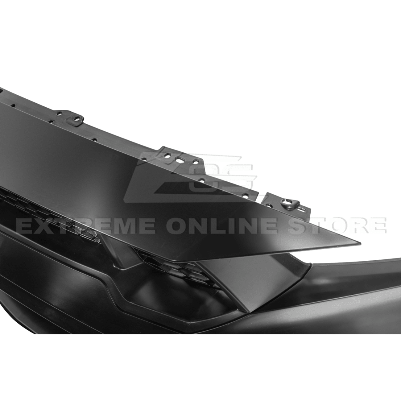 Mustang S650 GTD Style Primed Front Bumper Conversion Kit Grille Lip 2024-Up