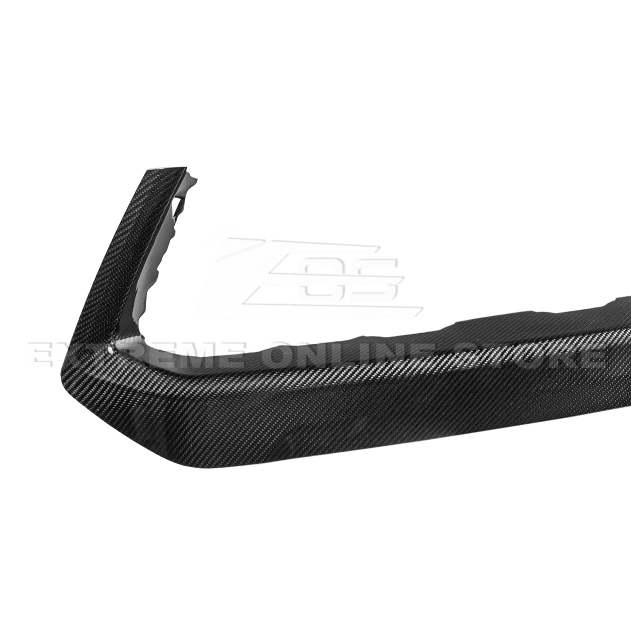 Ford Mustang S650 Factory Overlay Style Carbon Fiber Center Lower Grille Trim Frame 2024-Up