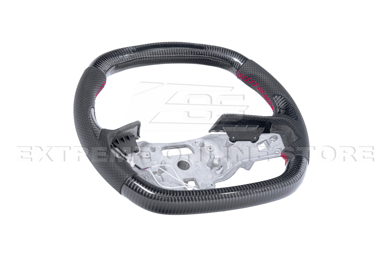 Corvette C8 Carbon Fiber Steering Wheel (Custom Order)