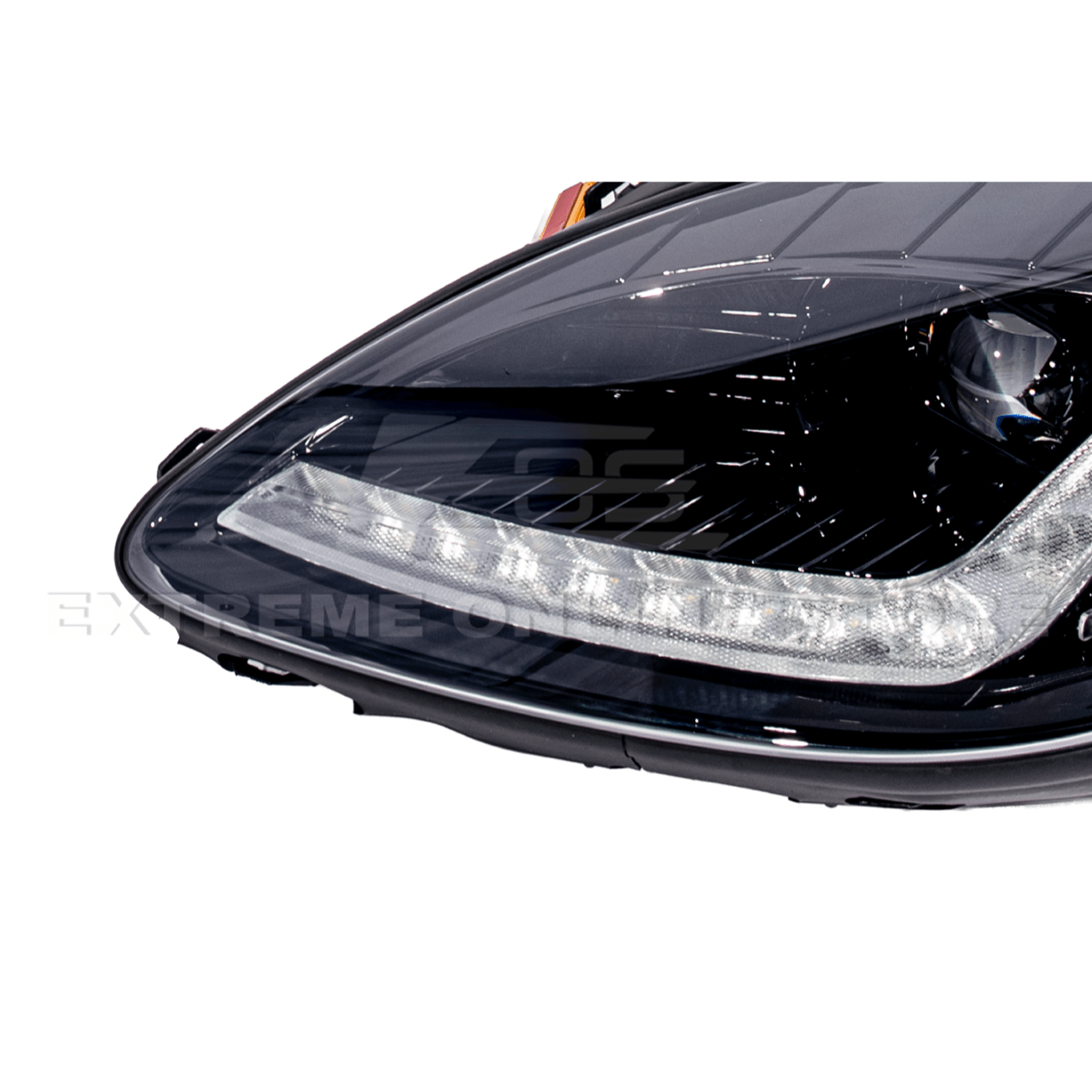 Corvette C6 C7 Style Projector LED Sequential Signal Turn Headlights 2005-2013