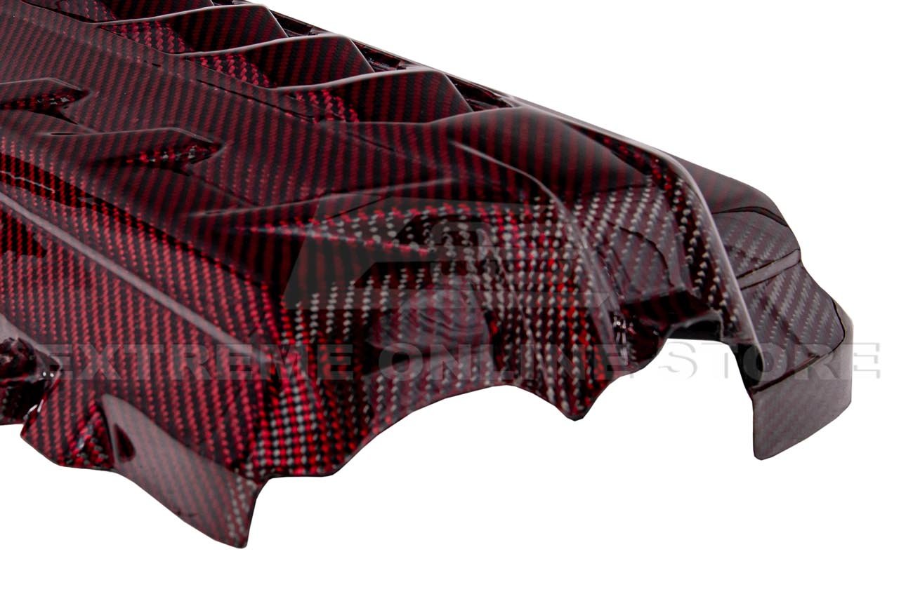 Chevrolet Corvette C8 Carbon Fiber Engine Cover Bay Panel Insert Coupe 2020-2024