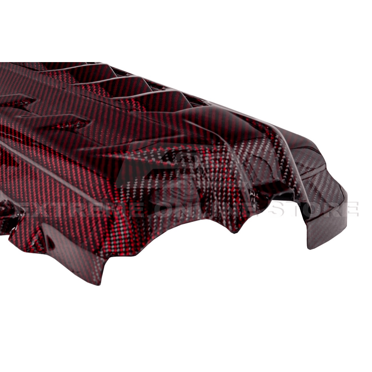 Chevrolet Corvette C8 LT2 Dry Carbon Fiber Rear Engine Cover 2020-Up
