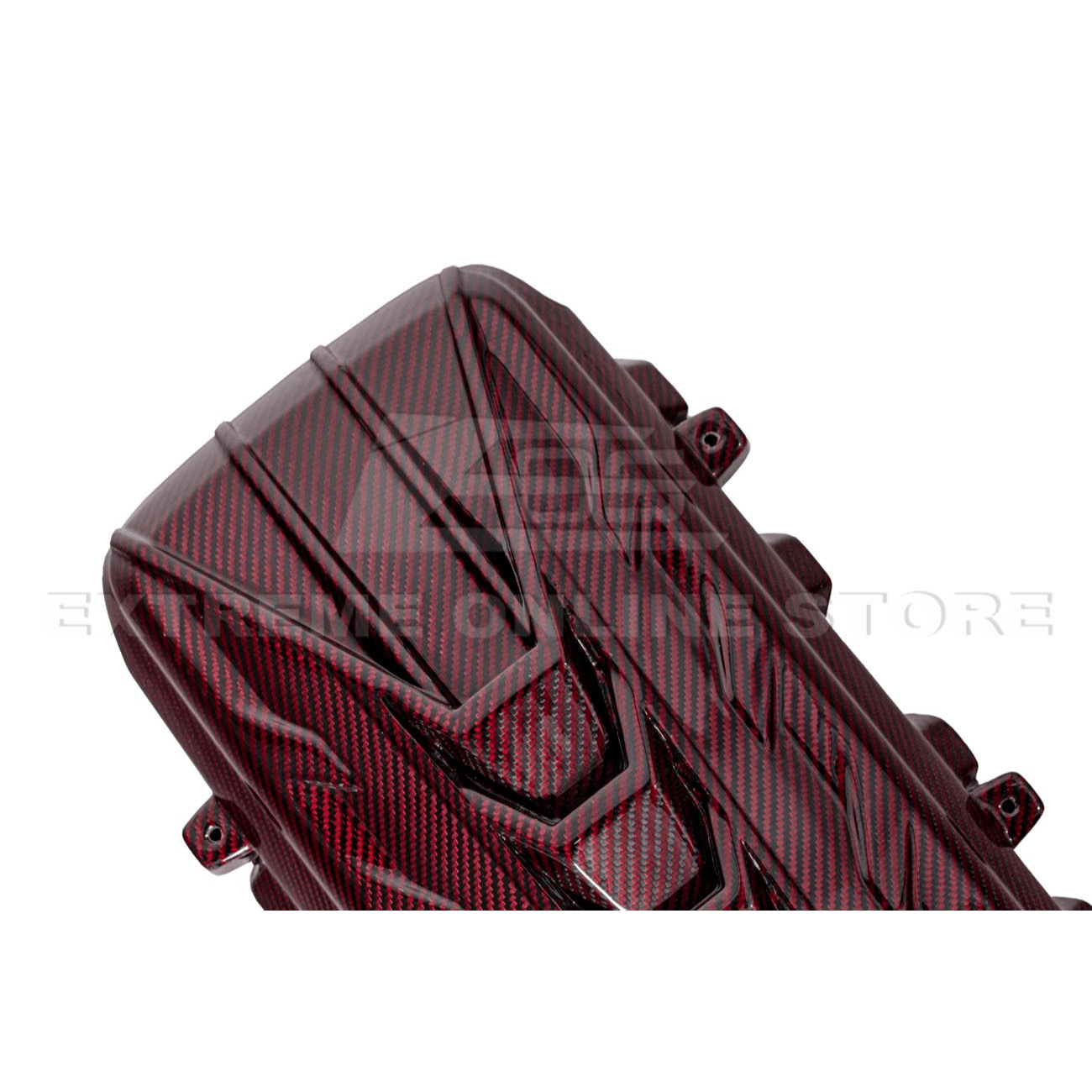 Chevrolet Corvette C8 LT2 Dry Carbon Fiber Rear Engine Cover 2020-Up