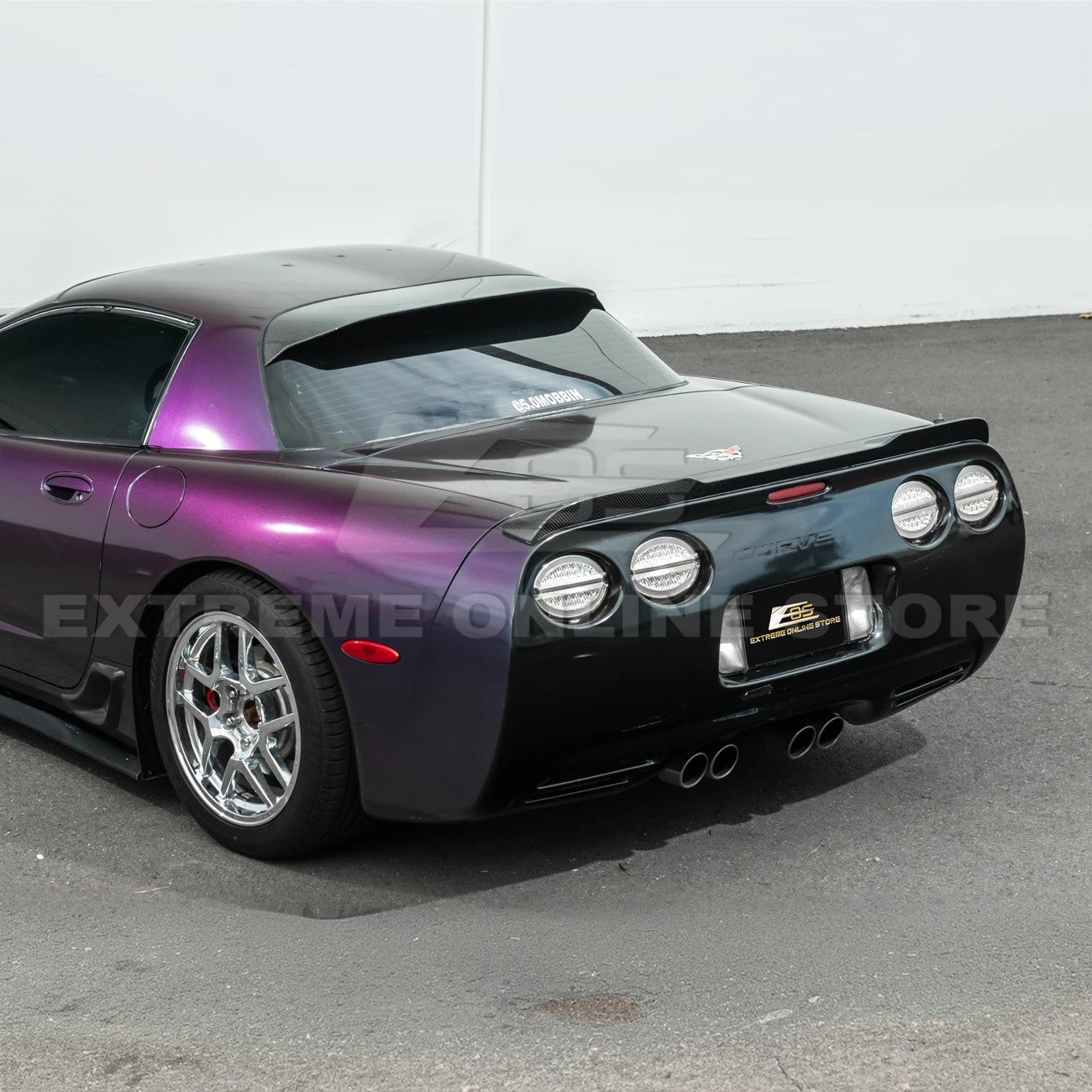 Corvette C5 Z06 EOS Carbon Fiber Rear Roof Wing Deck Lid Spoiler 1997-2004