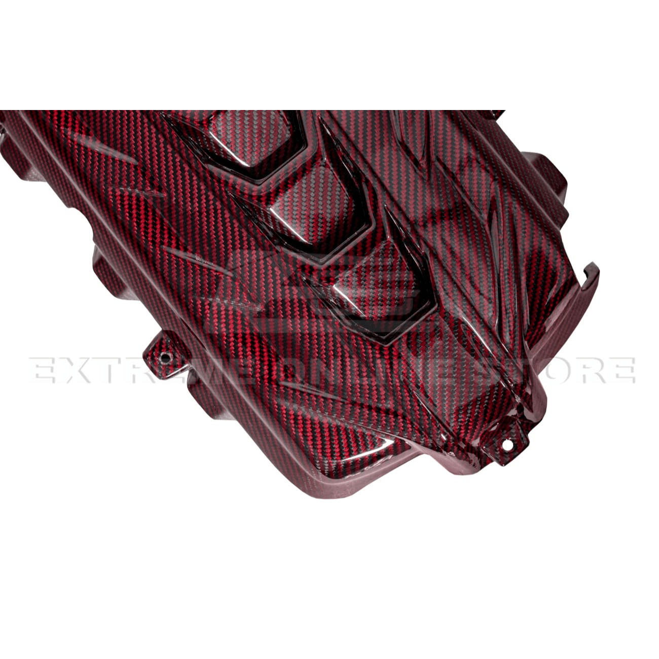 Chevrolet Corvette C8 LT2 Dry Carbon Fiber Rear Engine Cover 2020-Up