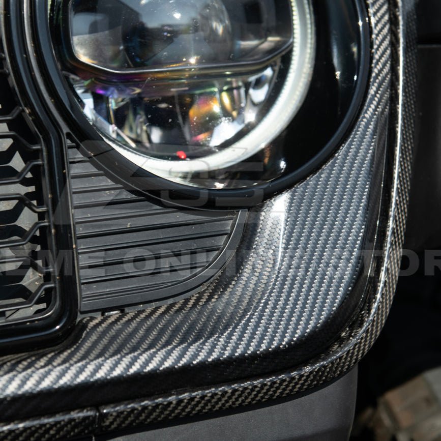 Jeep Wrangler Gladiator Carbon Fiber Front Bumper Grille Replacement 2024-Up