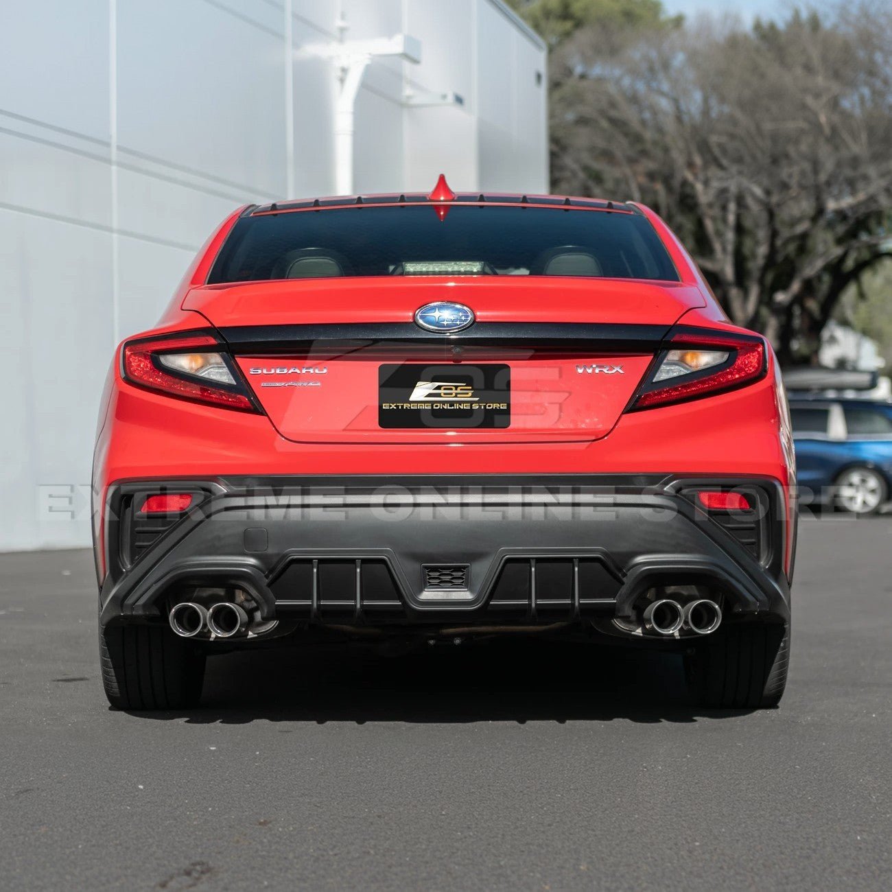 Subaru WRX VB JDM Performance Style Matte Gloss Black Rear Bumper Diffuser 2022-Present