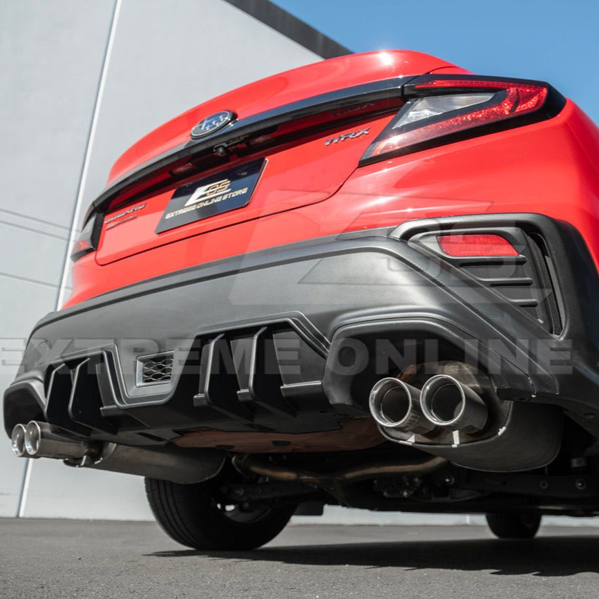 Subaru WRX VB JDM Performance Style Matte Gloss Black Rear Bumper Diffuser 2022-Present