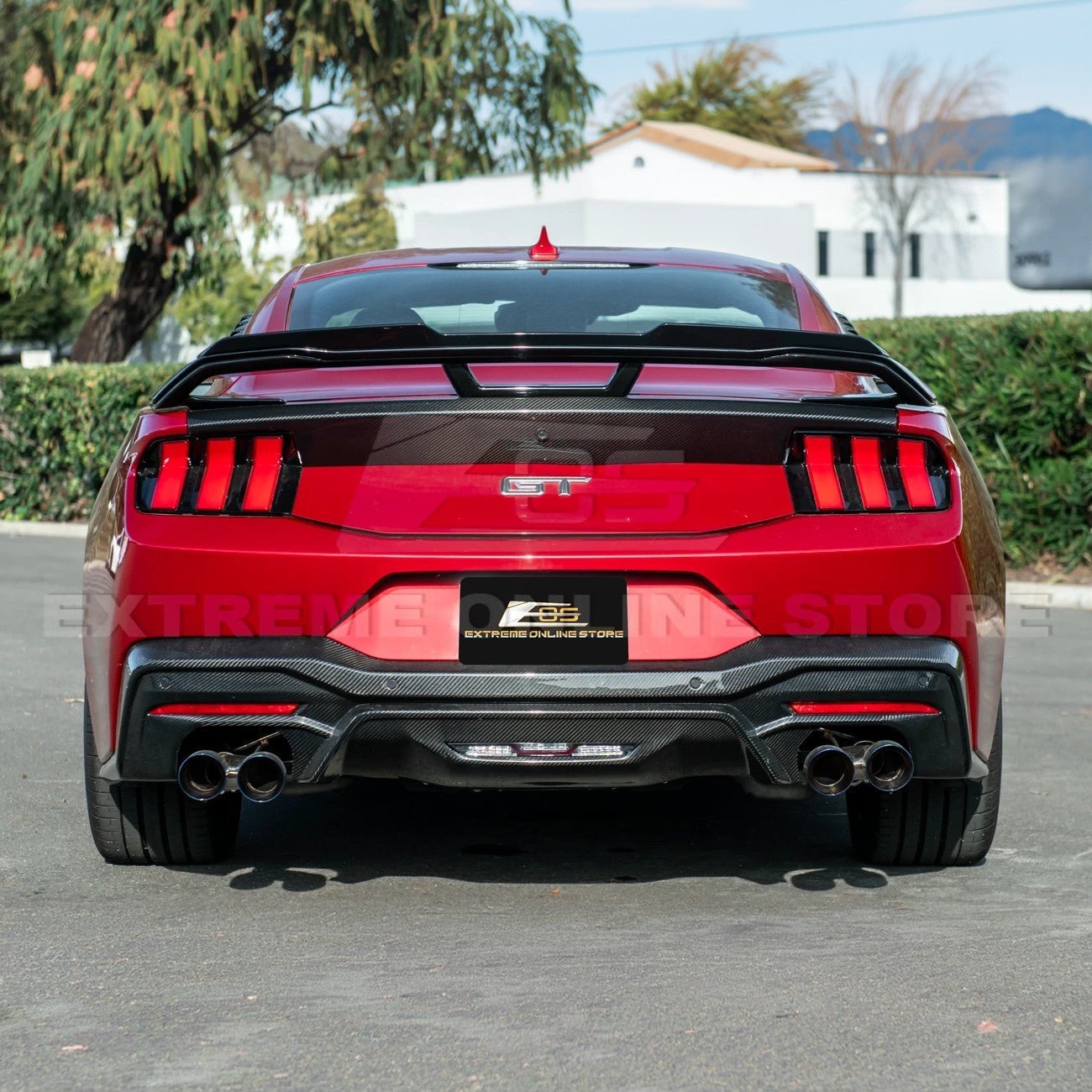 Ford Mustang S650 Dark Horse Rear Trunk Wing Gurney Flap Spoiler 2024-Up
