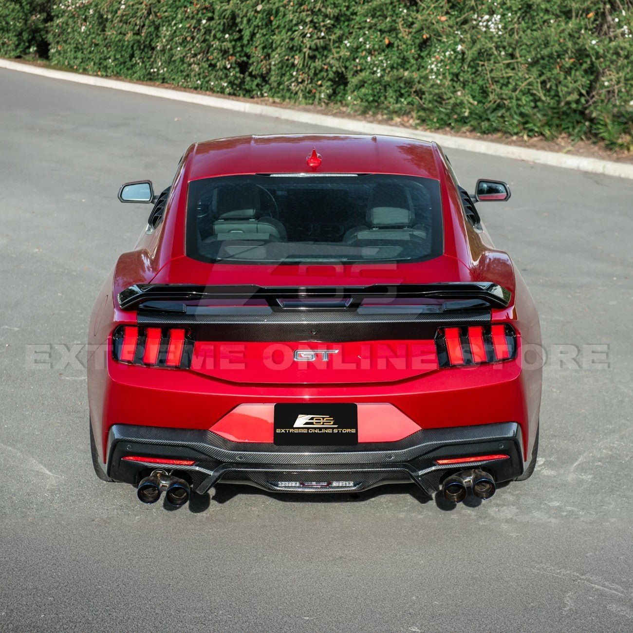 Ford Mustang S650 Dark Horse Rear Trunk Wing Gurney Flap Spoiler 2024-Up