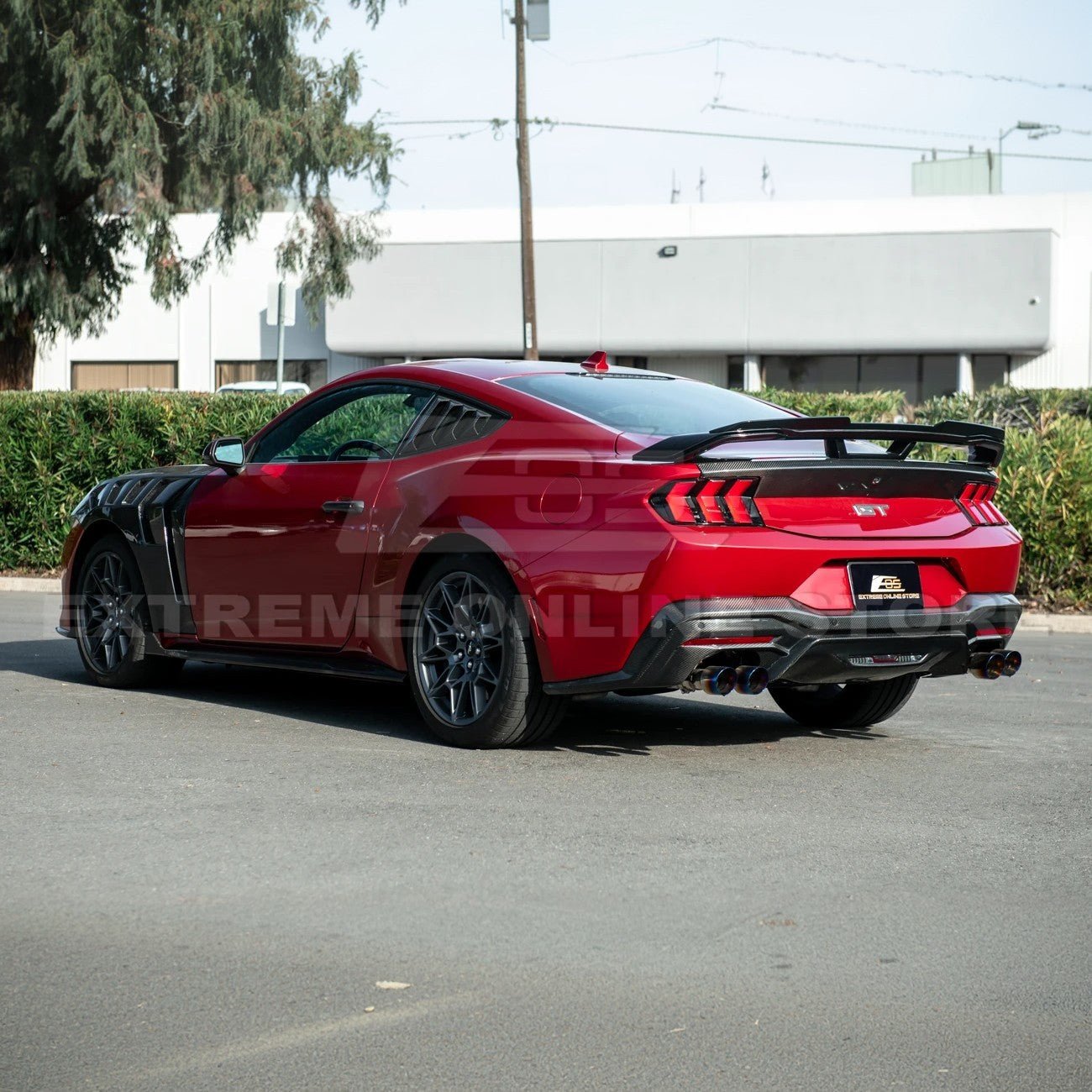 Ford Mustang S650 Dark Horse Rear Trunk Wing Gurney Flap Spoiler 2024-Up
