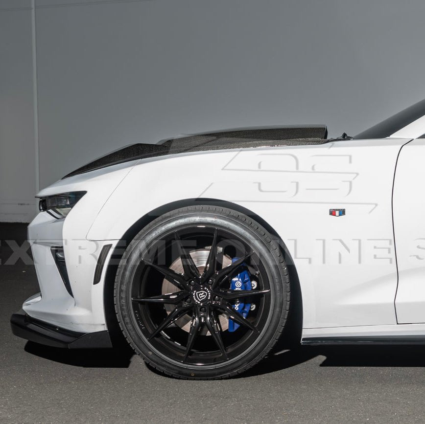 Chevrolet Camaro SS T6 Style Front Lip Splitter with Side End Caps 2016-2024