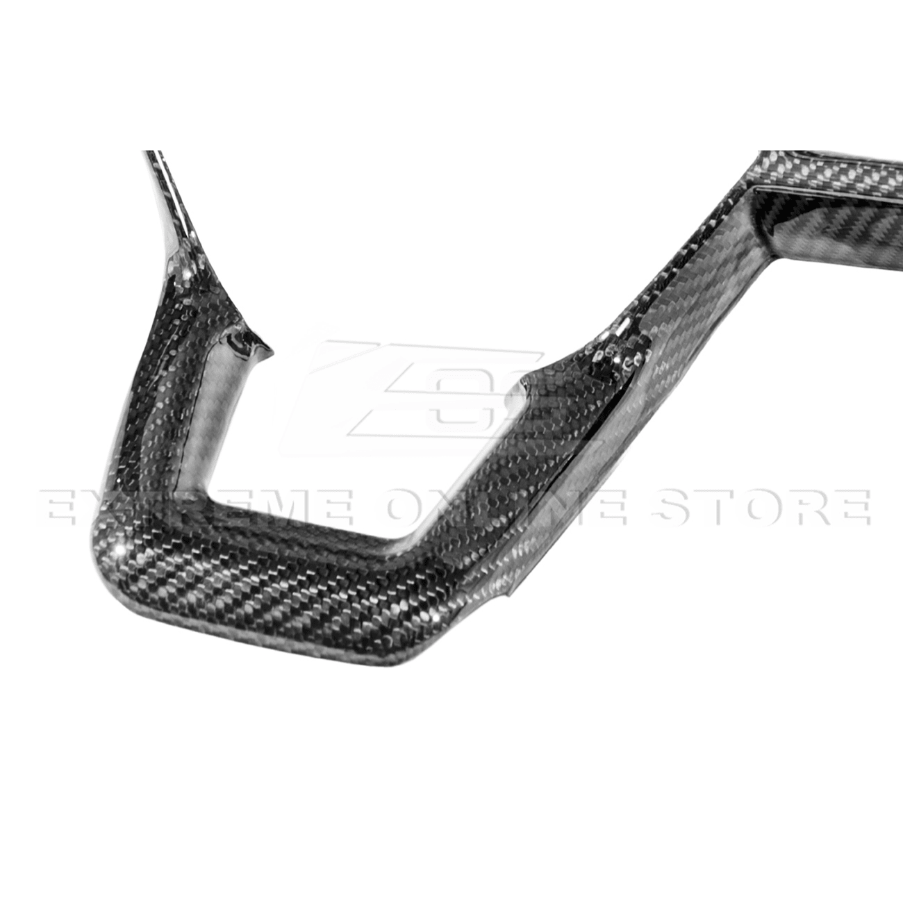 Mustang S650 Carbon Fiber Steering Wheel Trim Full Cover 2024-Up