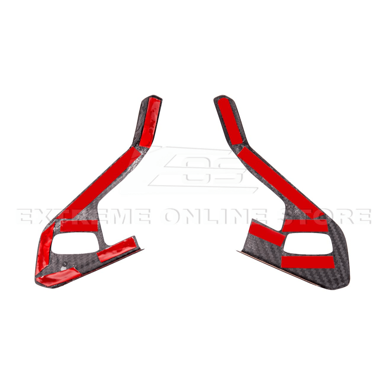 Chevrolet Corvette C8 Factory Style Carbon Fiber Steering Wheel Trim Cover 2020-Up