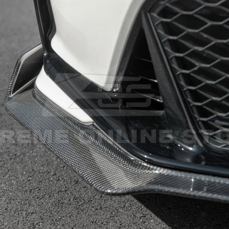 Honda Civic FL5 Type R Carbon Fiber Front Lip Splitter 2023-Up