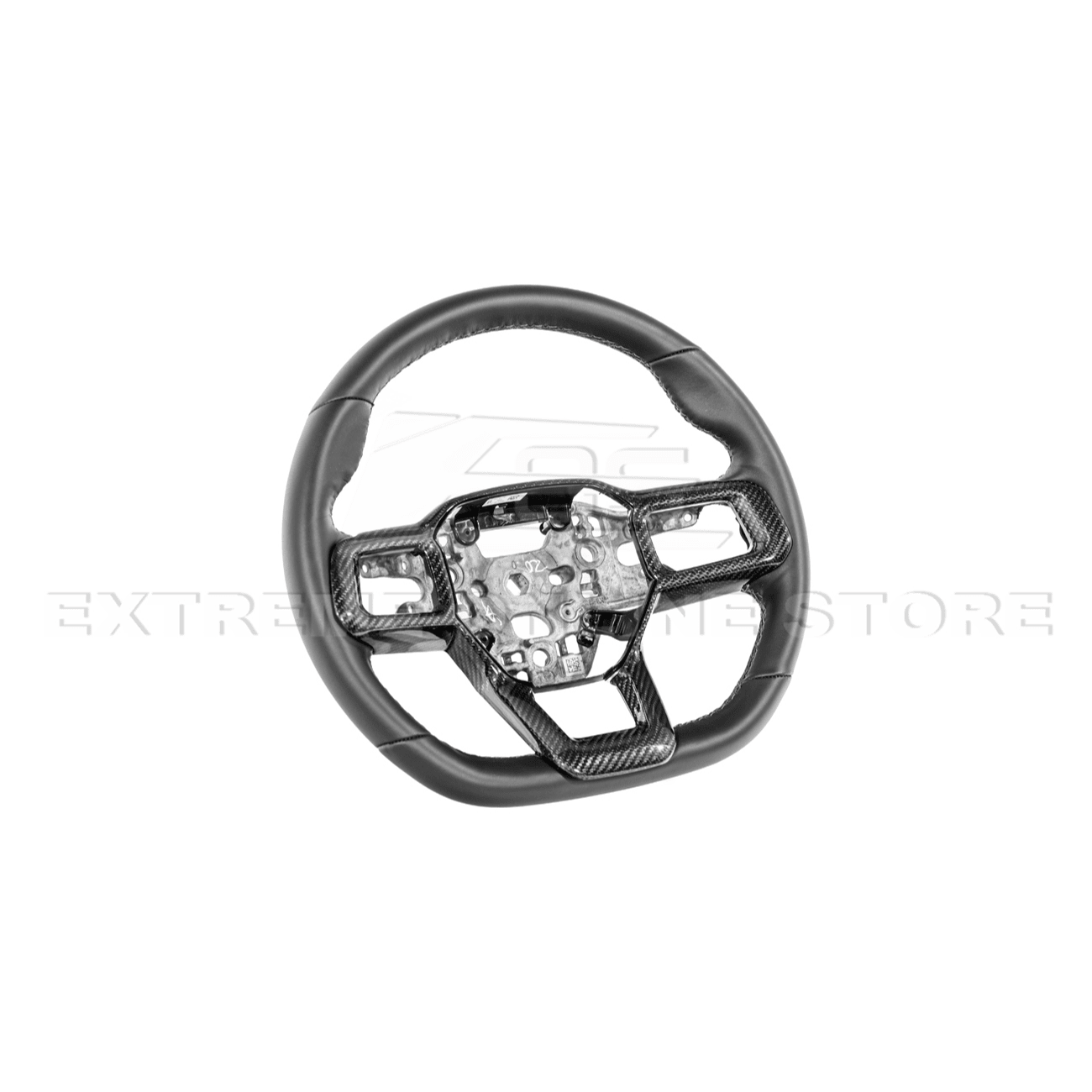 Mustang S650 Carbon Fiber Steering Wheel Trim Full Cover 2024-Up