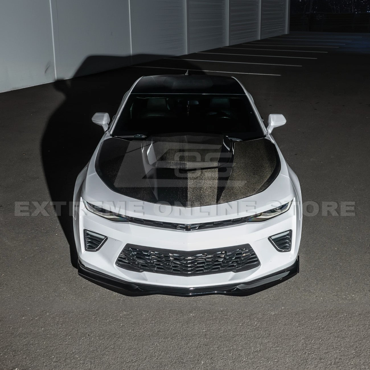 Chevrolet Camaro SS T6 Style Front Lip Splitter with Side End Caps 2016-2024