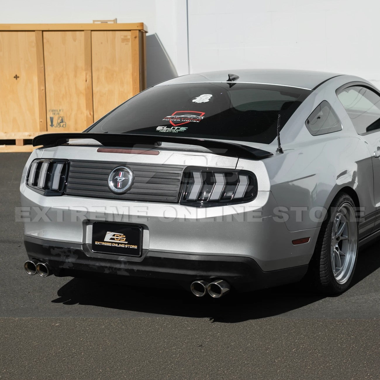 Ford Mustang S197 S550 GT500 Style Gloss Black Rear Trunk Wing Spoiler 2010-2014