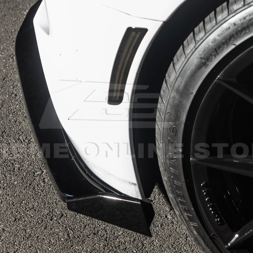 Chevrolet Camaro SS T6 Style Front Lip Splitter with Side End Caps 2016-2024