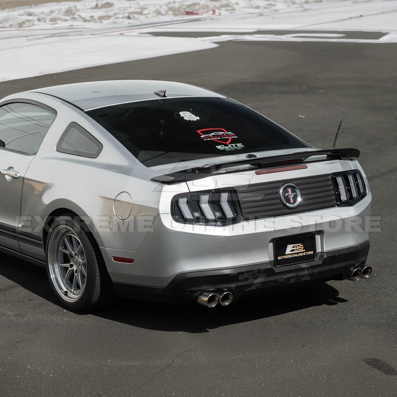 Ford Mustang S197 S550 GT500 Style Gloss Black Rear Trunk Wing Spoiler 2010-2014