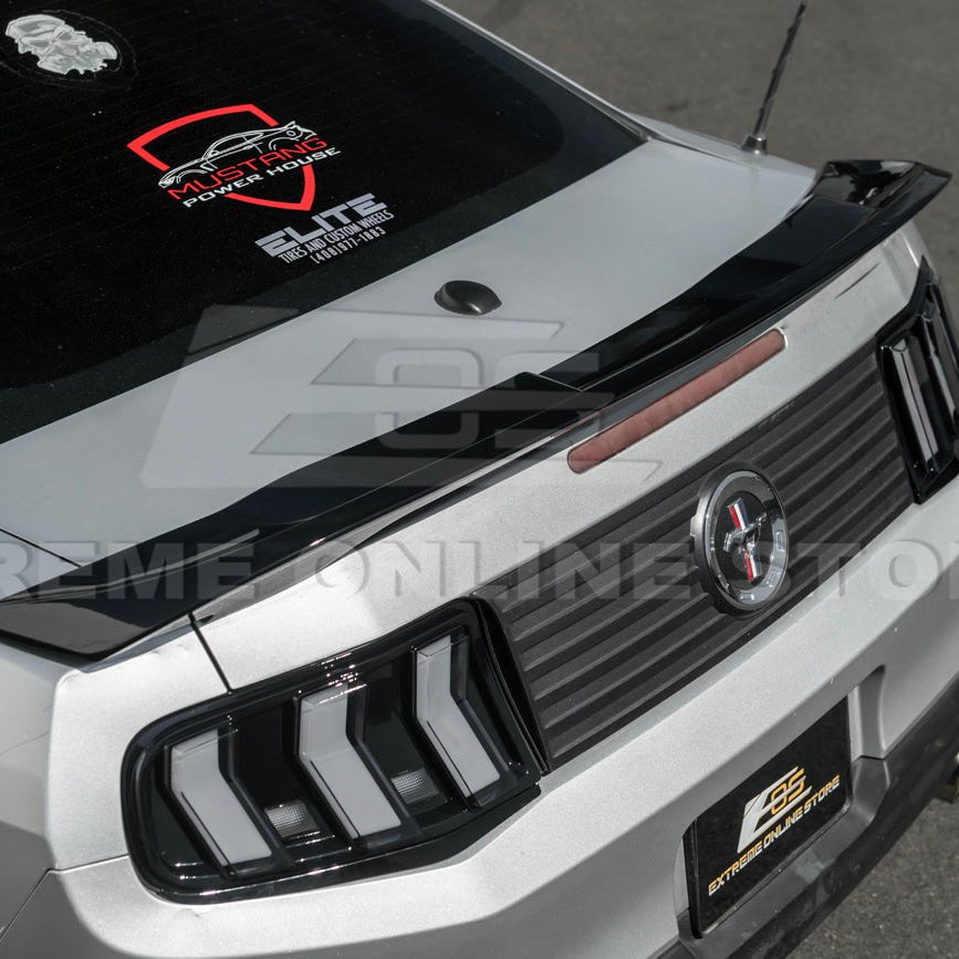 Ford Mustang S197 S550 GT500 Style Gloss Black Rear Trunk Wing Spoiler 2010-2014