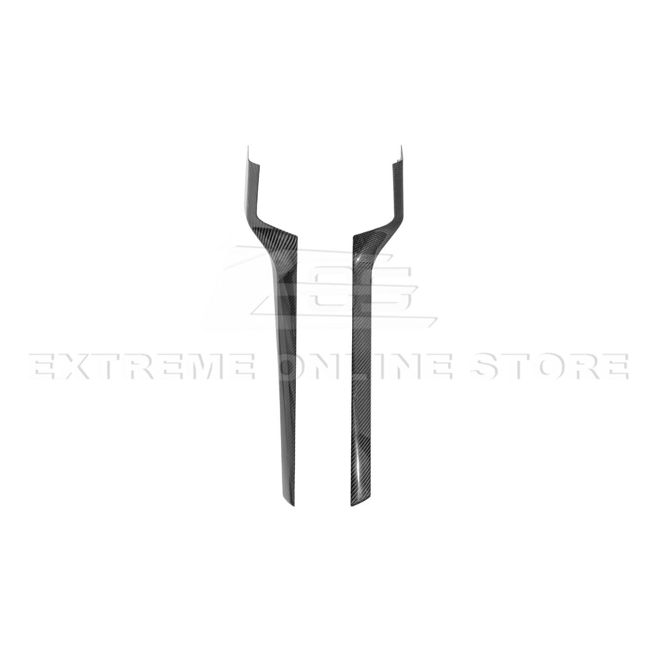 Ford F-150 Factory Style Dry Carbon Fiber Center Console Side Panel Trim Cover 2021-Up