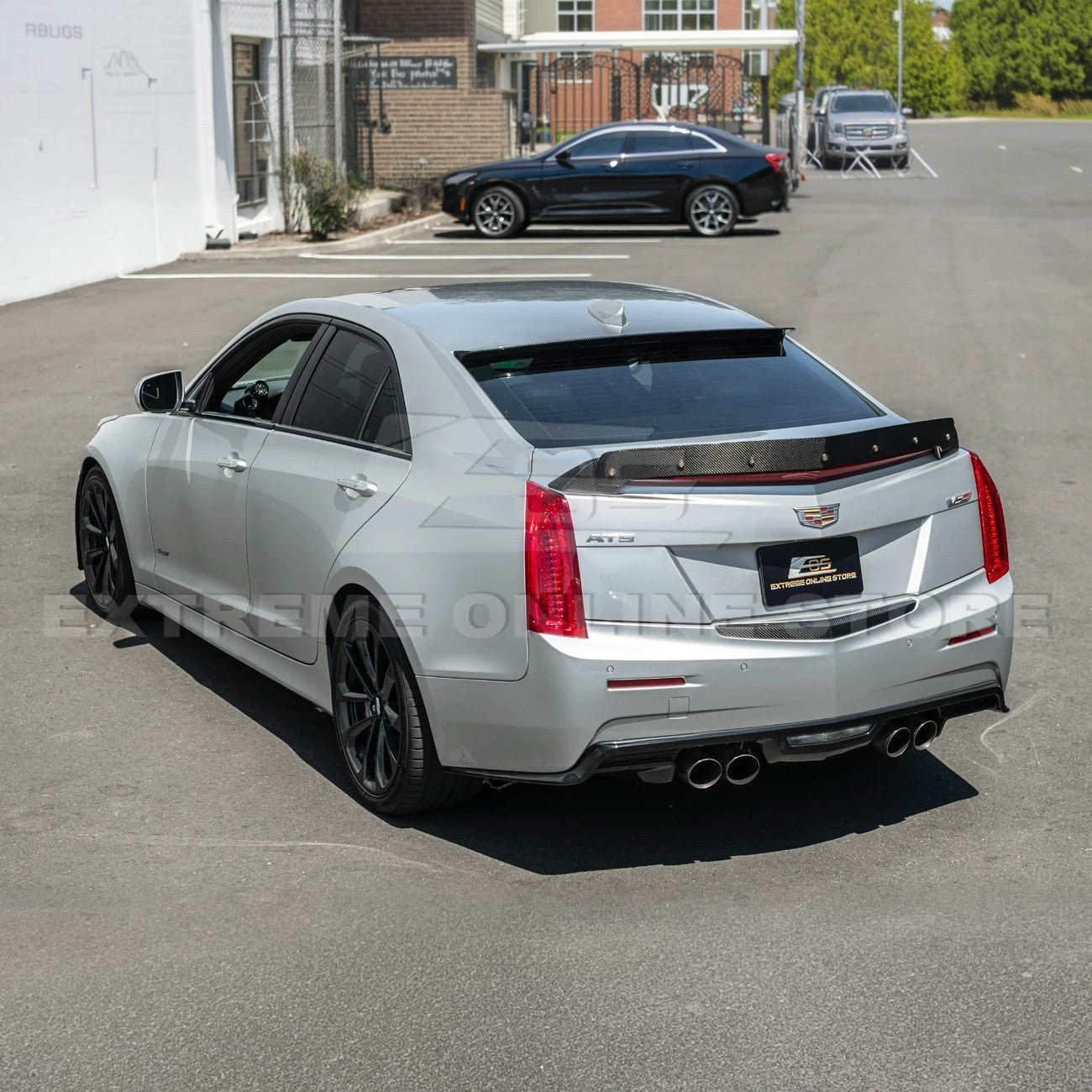 Cadillac ATS ATS-V Sedan EOS Performance Style Carbon Fiber Rear Roof Top Window Spoiler 2013-2019