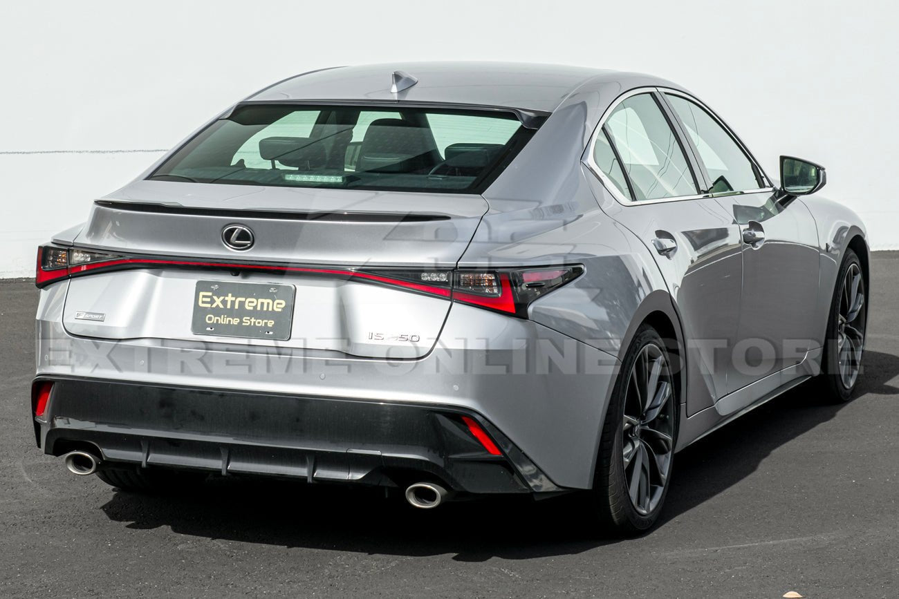 Lexus IS XE30 JDM Style Tinted Black Rear Roof Window Visor 2021-Up