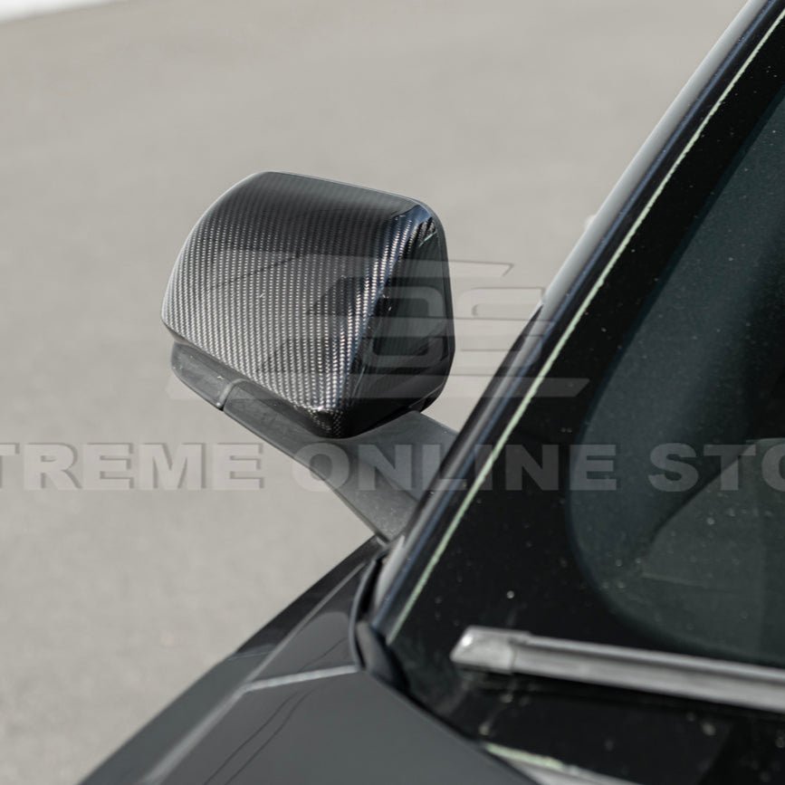 Ford Mustang S550 Dry Carbon Fiber Mirror Cap Cover Pair 2015-2023