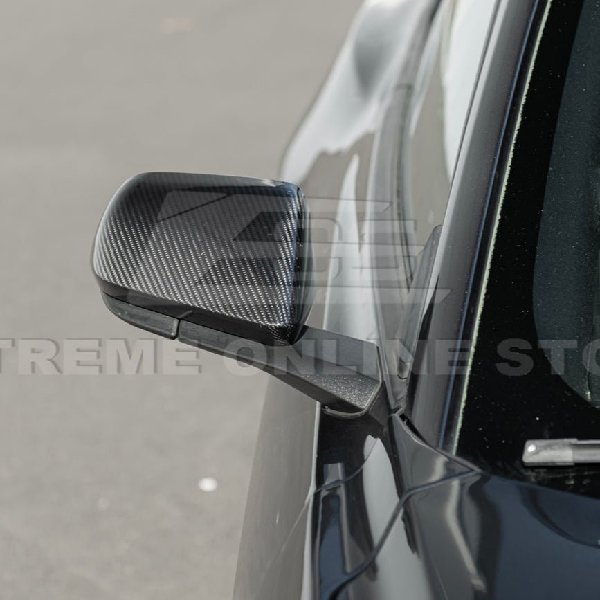 Ford Mustang S550 Dry Carbon Fiber Mirror Cap Cover Pair 2015-2023