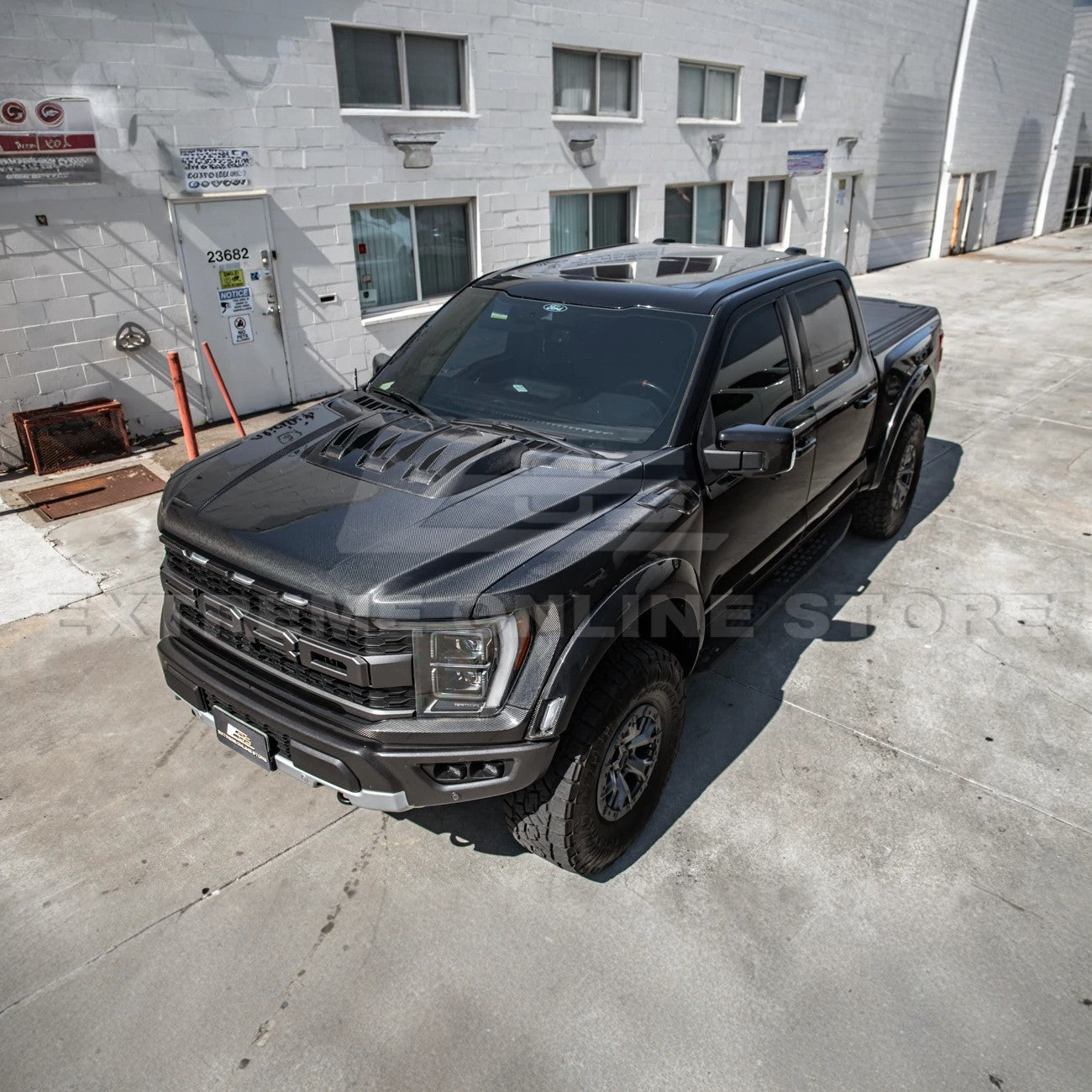 Ford F-150 Raptor Gen 3 Carbon Fiber Hood Cover 2021-Up