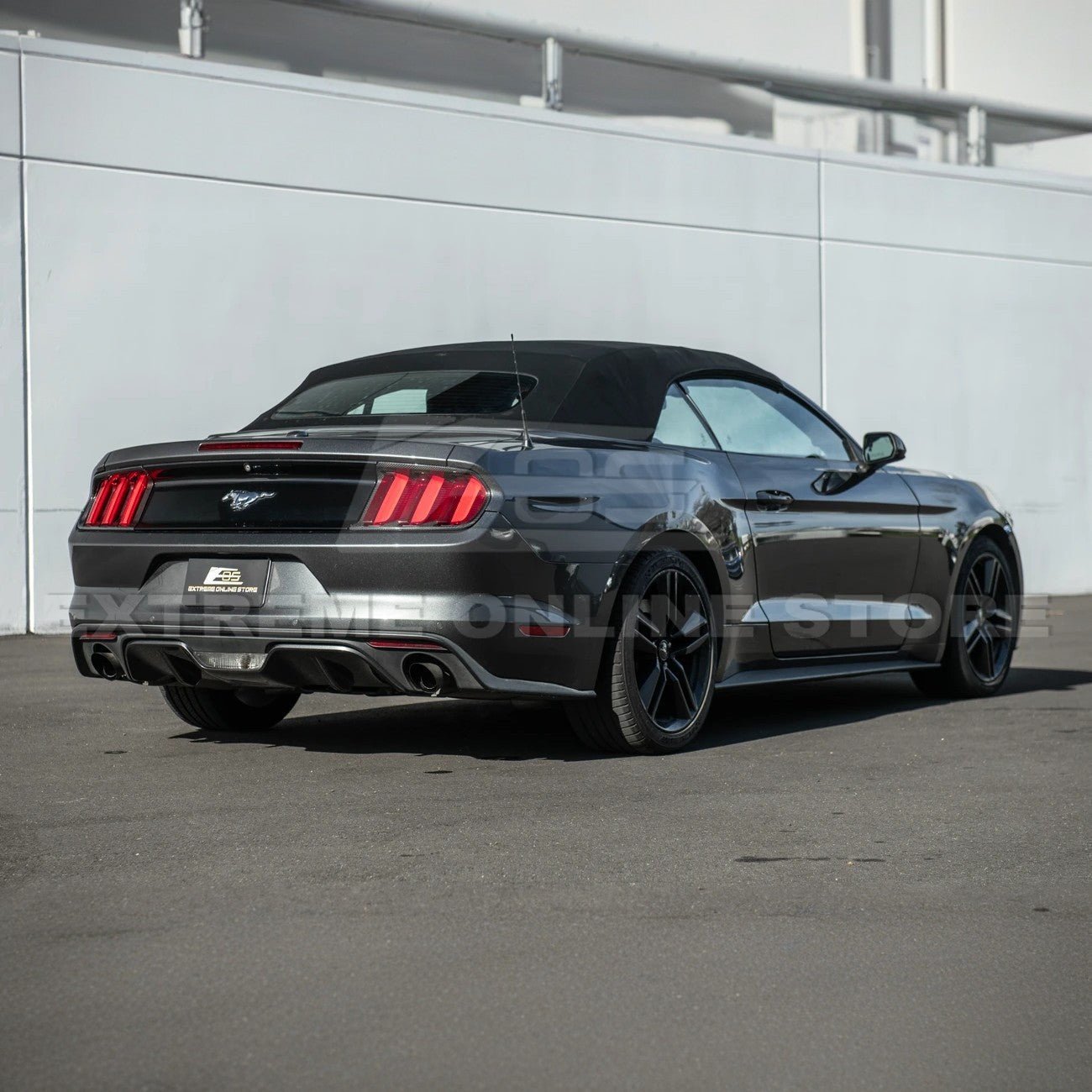 Ford Mustang S550 Factory Style Dry Carbon Fiber Tail Light Trim Bezel Cover Pair 2015-2017