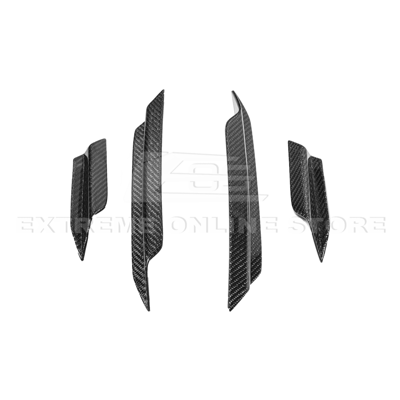 Honda Civic Type R FL5 Carbon Fiber Front Side Canards 2023-Up