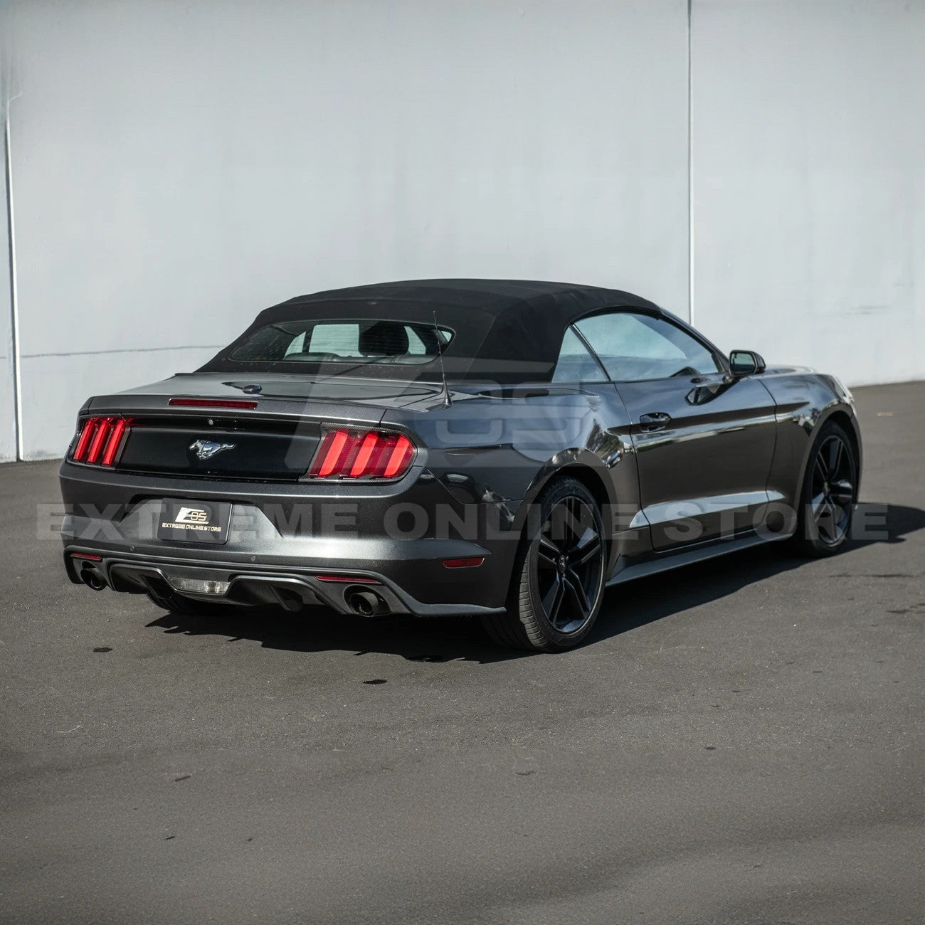 Ford Mustang S550 Factory Style Dry Carbon Fiber Tail Light Trim Bezel Cover Pair 2015-2017