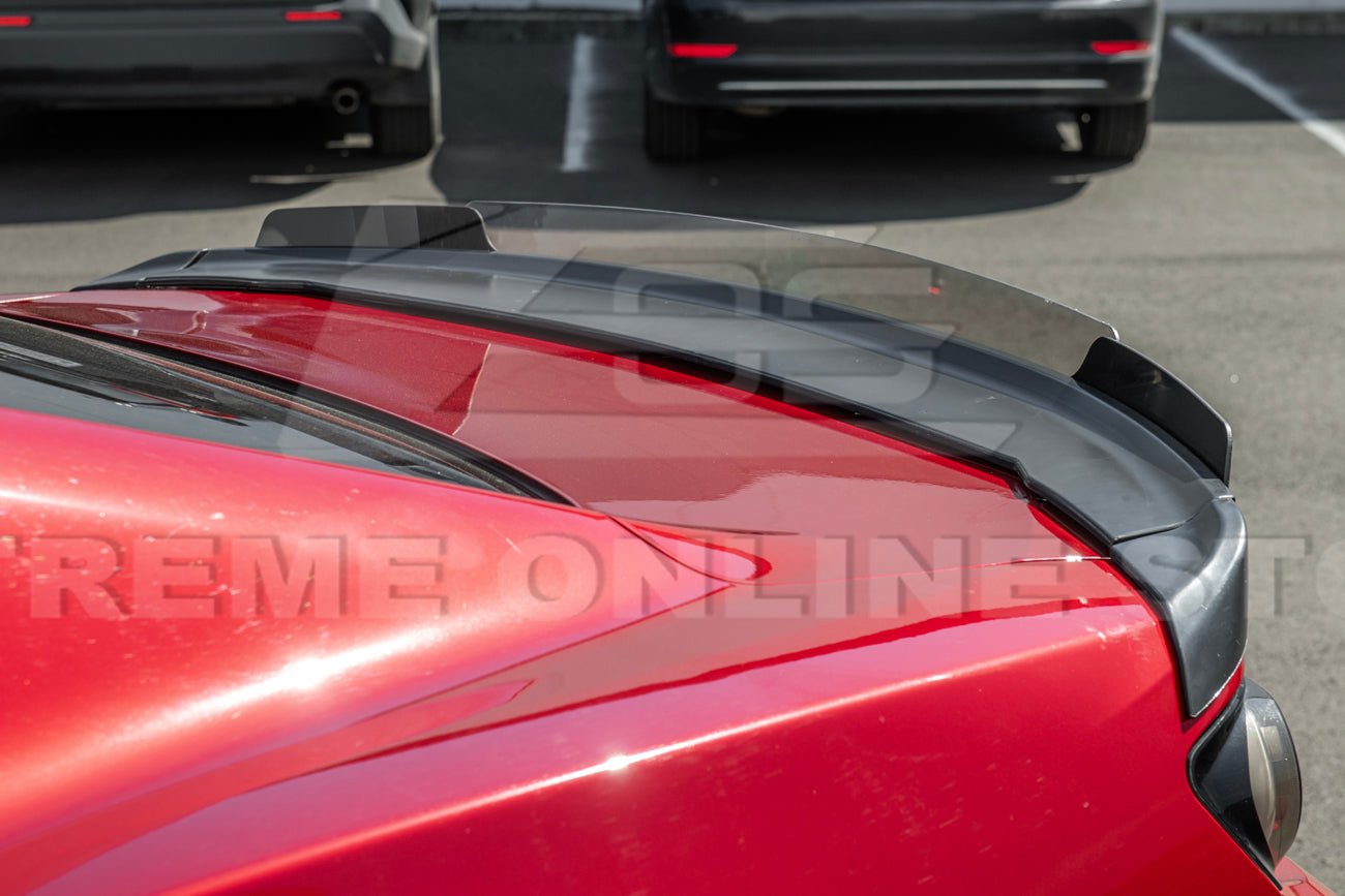 Chevrolet Camaro 6th Gen Wickerbill Rear Spoiler Extension Smoke Tinted 2016-2024