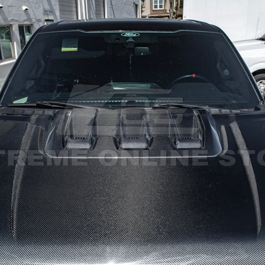 Ford F-150 Raptor Gen 3 Carbon Fiber Hood Cover 2021-Up