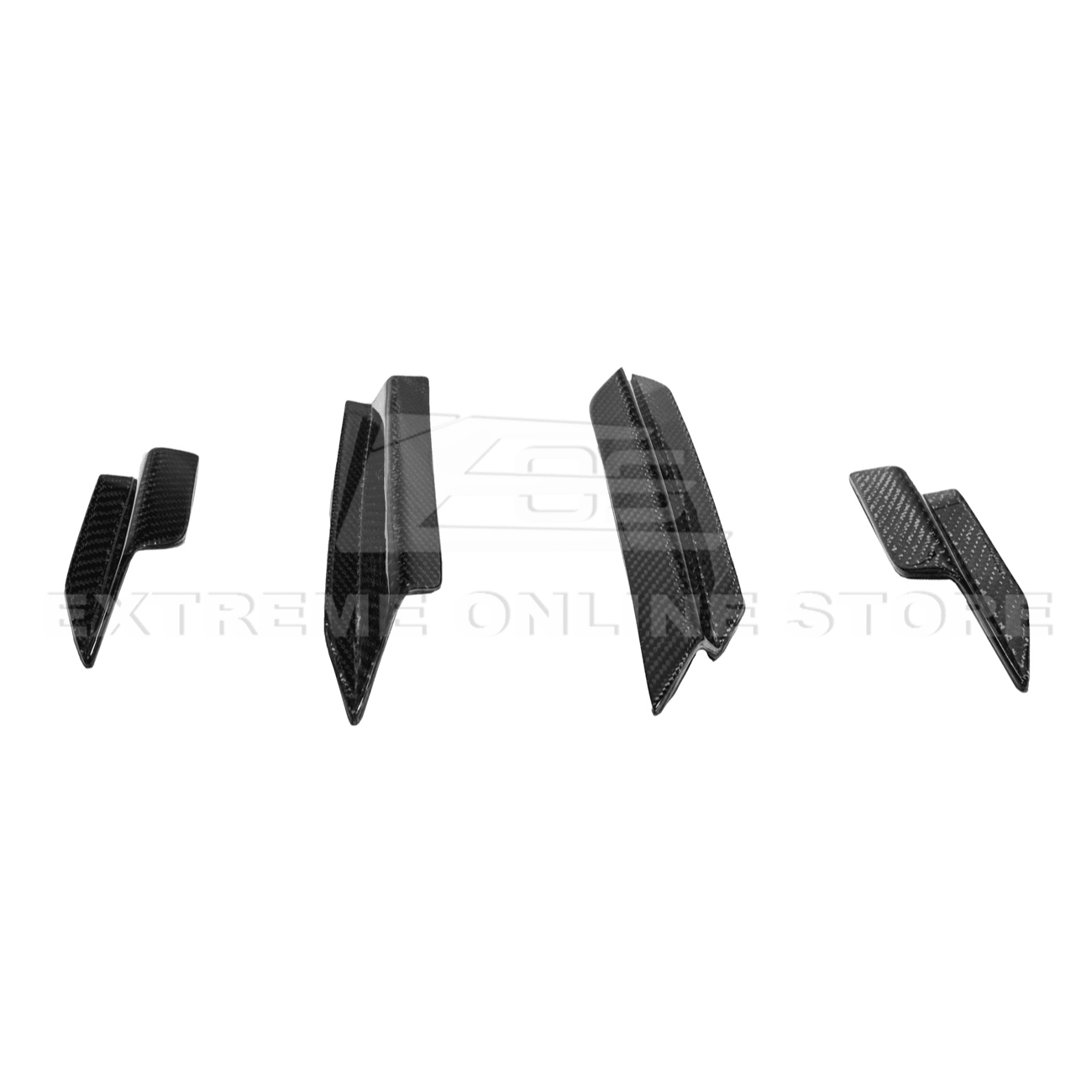 Honda Civic Type R FL5 Carbon Fiber Front Side Canards 2023-Up