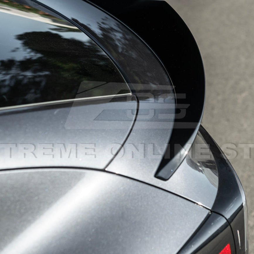 Tesla Model Y Track Style Gloss Black Front Lip Side Skirts Rear Spoiler Body Kit 2025-Up