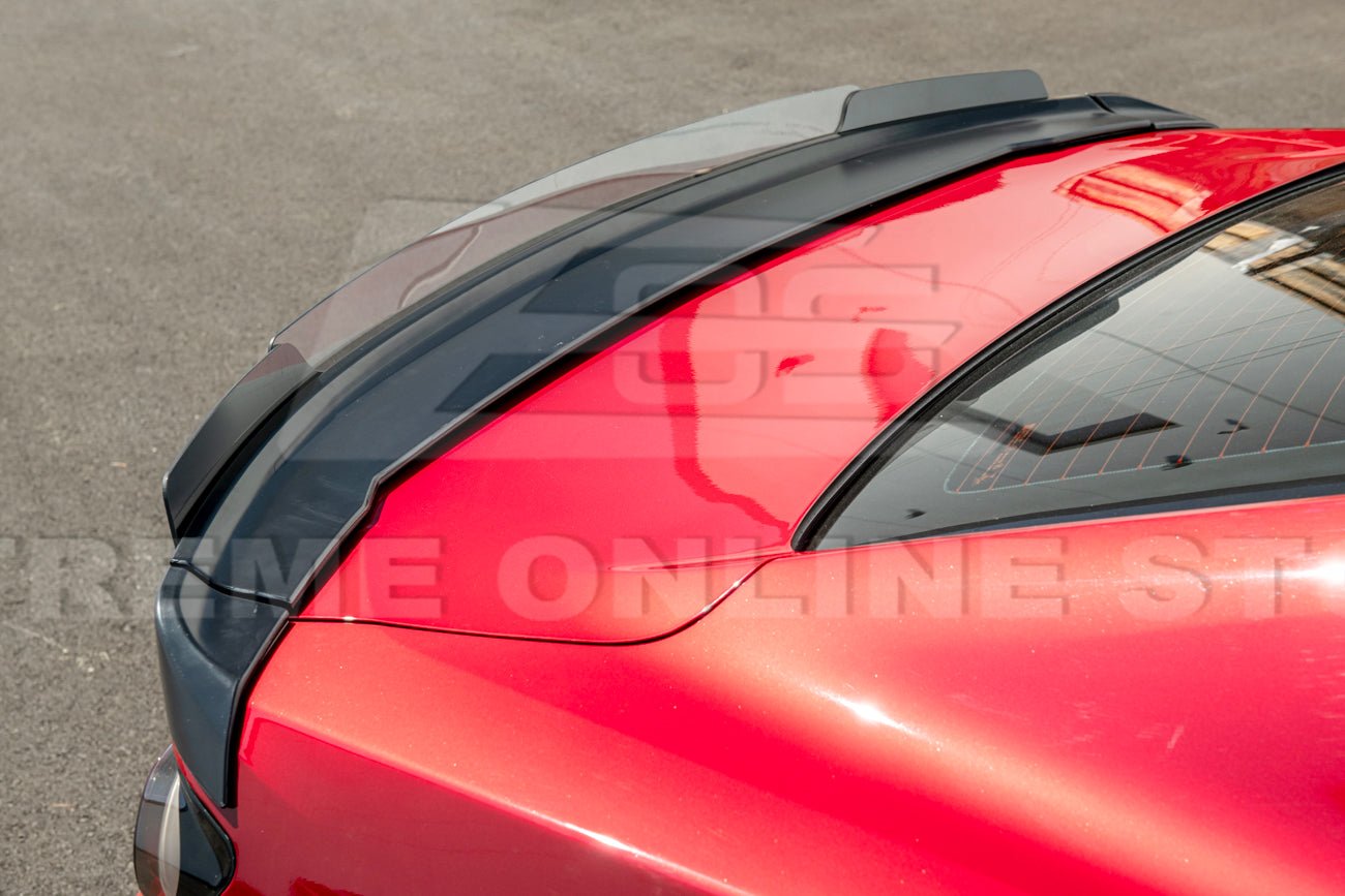 Chevrolet Camaro 6th Gen Wickerbill Rear Spoiler Extension Smoke Tinted 2016-2024