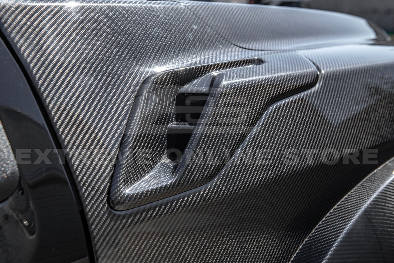 Ford F-150 Raptor Gen 3 Factory Replacement Carbon Fiber Side Fenders with Vents 2021-Up