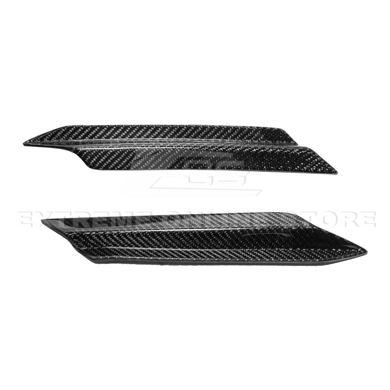 Honda Civic Type R FL5 Carbon Fiber Front Side Canards 2023-Up