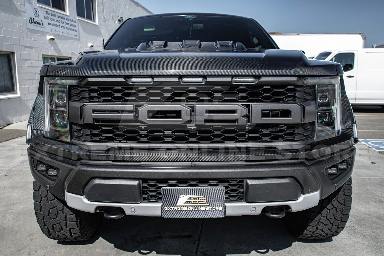 Ford F-150 Raptor Gen 3 Carbon Fiber Front Grille Trim 2021-2023