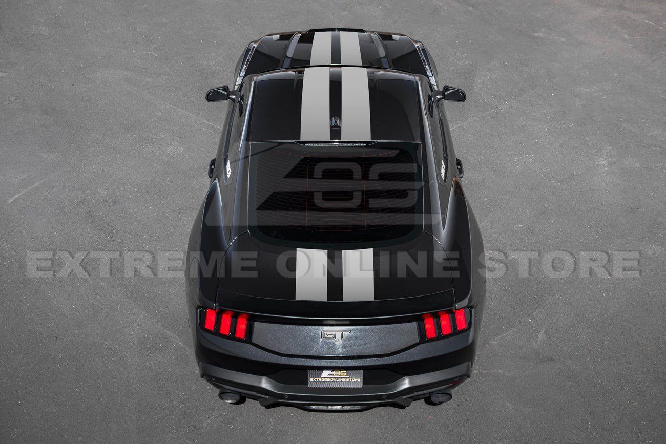Ford Mustang S650 GT Rally Style Top Racing Stripe Vinyl Decal 2024-Up