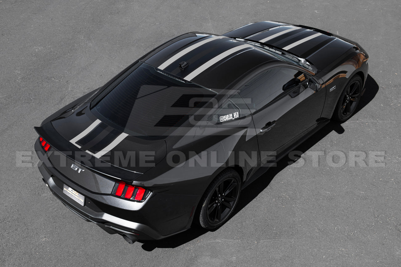 Ford Mustang S650 GT Rally Style Top Racing Stripe Vinyl Decal 2024-Up