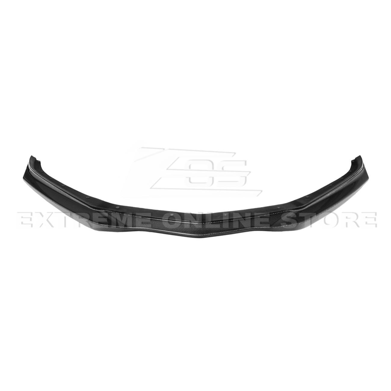 Chevrolet Camaro SS LT RS T6 Style Gloss Black Carbon Fiber Front Lip Splitter 2016-2024