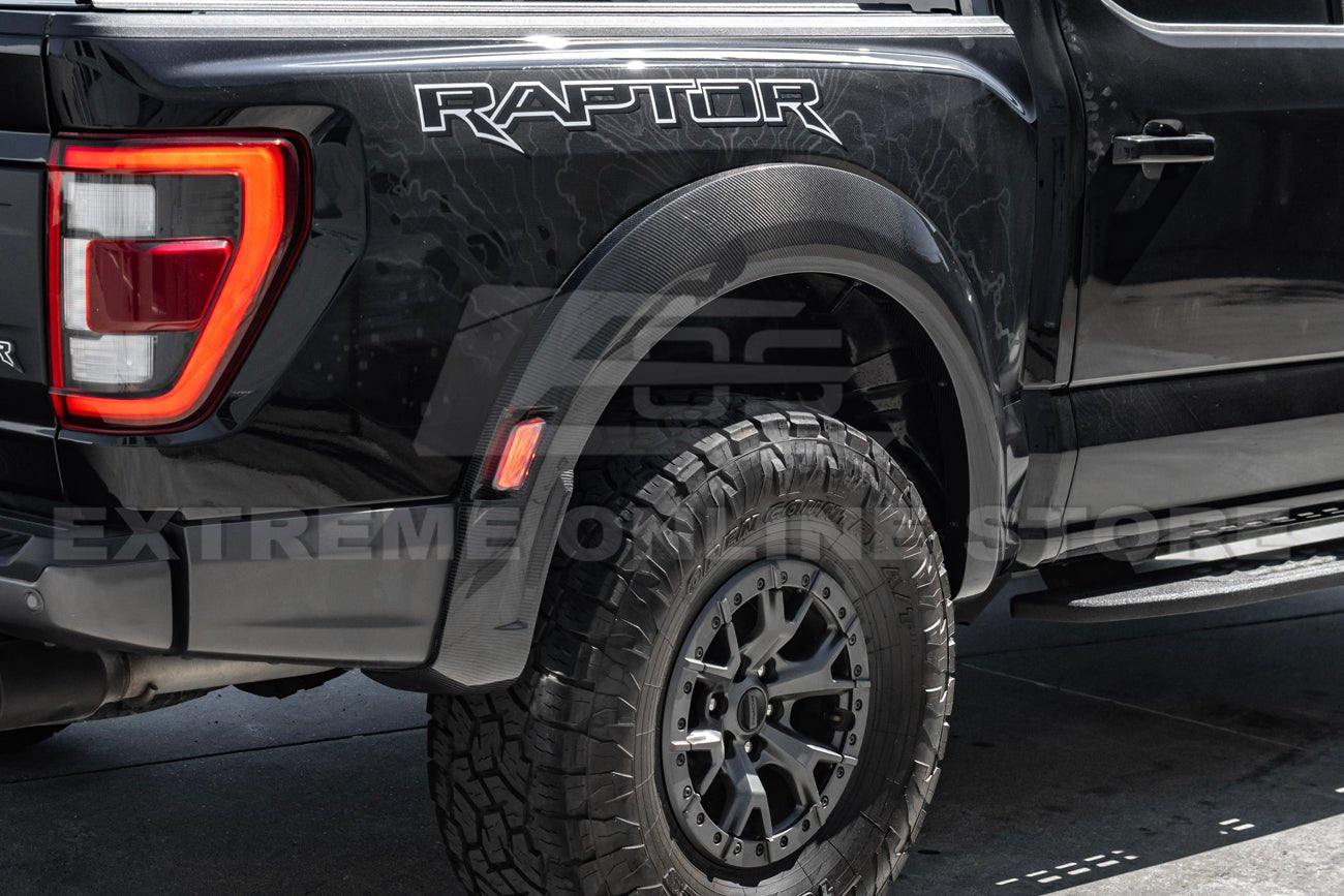Ford F-150 Raptor Gen 3 Factory Replacement Carbon Fiber Fender Flares 2021-Up