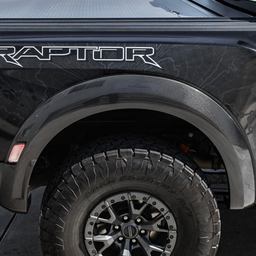 Ford F-150 Raptor Gen 3 Factory Replacement Carbon Fiber Fender Flares 2021-Up