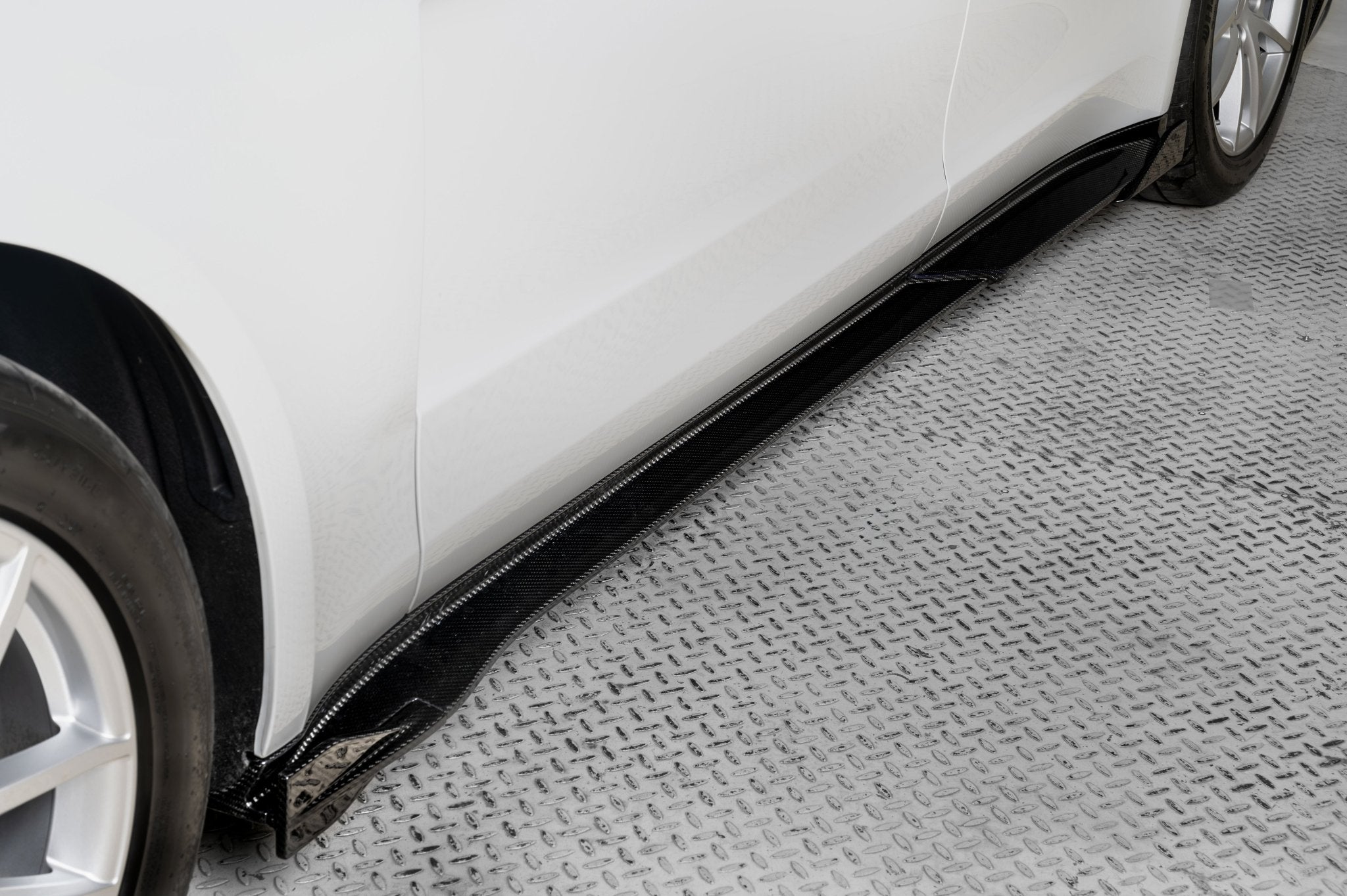 Porsche Panamera 971 KDA Style Autoclave Carbon Fiber Side Skirts 2017-2023